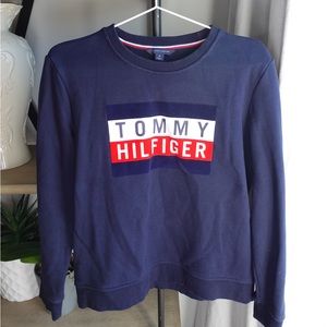 Tommy Hilfiger Velvet Logo Crewneck